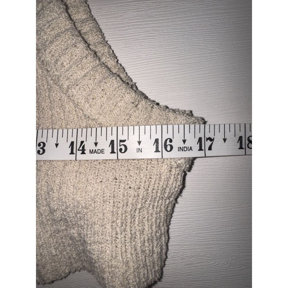 Free People Cropped Sweater Vest Women’s XS Boho Coastal Knit Button Indie - Picture 6 of 7